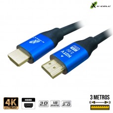 Cabo HDMI 3m 4K XC-4K3 X-Cell